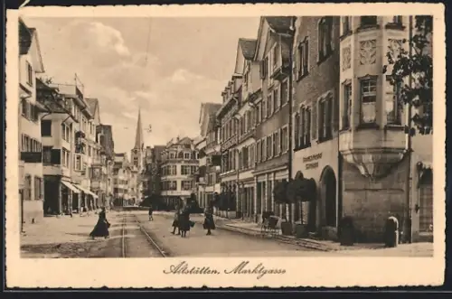 AK Altstätten, Blick in die Marktgasse