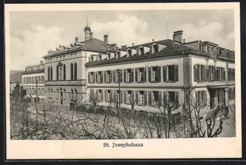 AK Herten /Baden, St. Josephshaus der St. Josephsanstalt
