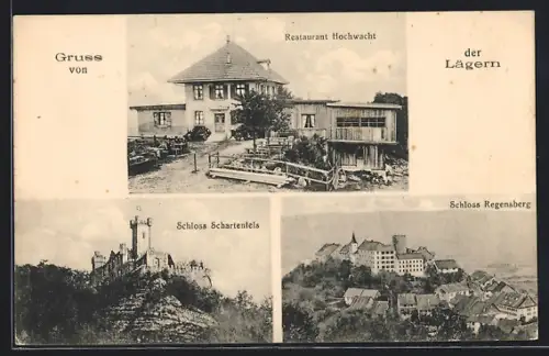 AK Regensberg, Restaurant Hochwacht auf der Lägern, Schloss