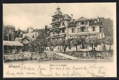 AK Weggis, Hôtel de la Poste