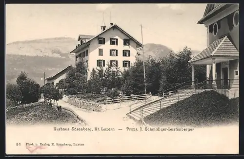 AK Sörenberg /Luzern, Kurhaus Sörenberg J. Schmidiger-Lustenberger