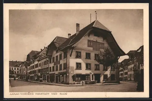 AK Aarau, Vordere Vorstadt und Rain