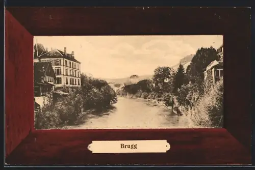 AK Brugg, Uferpartie, Passepartout