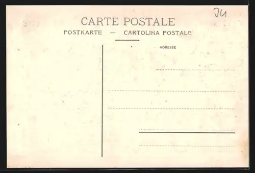 AK Develier, Teilansicht mit Kirche 1914-15-16