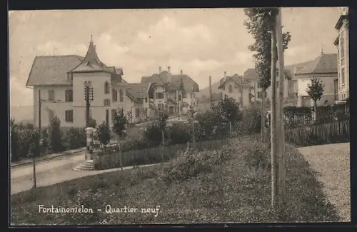 AK Fontainemelon, Quartier neuf, Panorama