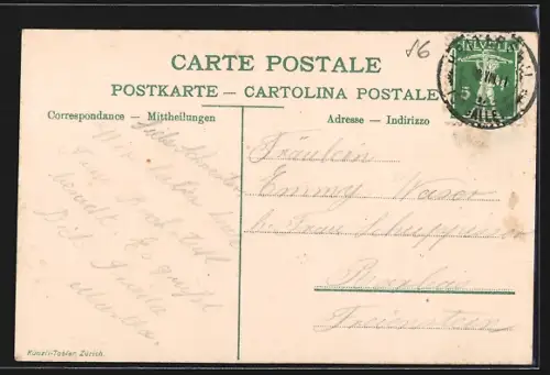 AK Hemberg / Toggenburg, Totalansicht mit Kirche