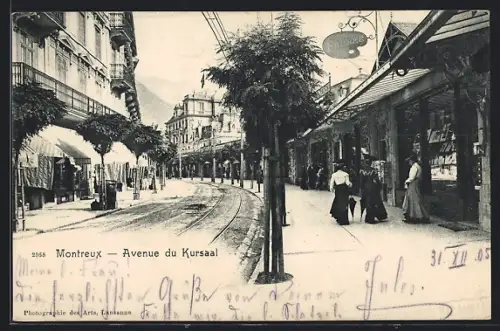AK Montreux, Avenue du Kursaal, Ladengeschäft
