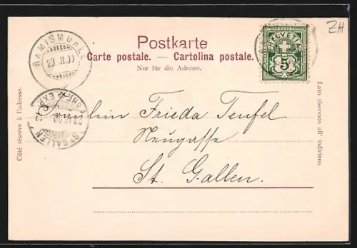 AK Rämismühle, Asyl, Strassenpartie, Ortspartie