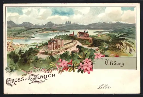 Lithographie Zürich, Hotel-Gasthof Ütliberg