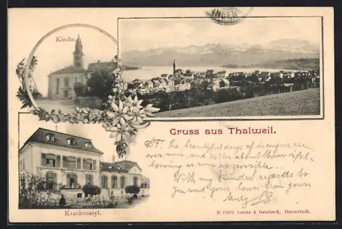 AK Thalwil, Krankenasyl, Kirche