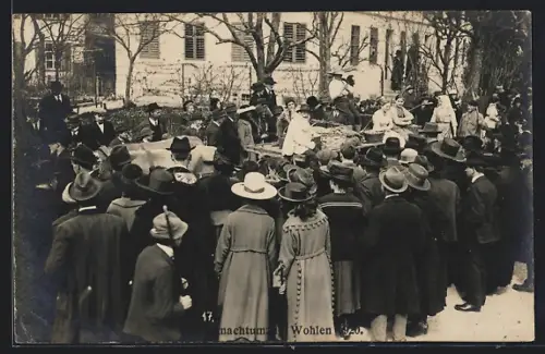 AK Wohlen /AG, Fastnachtumzug 1920