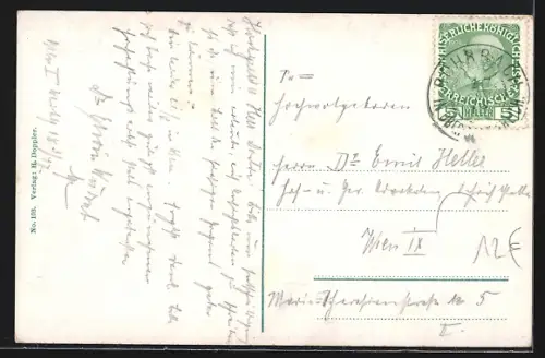 AK Rohrbach /Ob.-Oest., Handlung Hans Doppler und Panorama aus dem Grünen