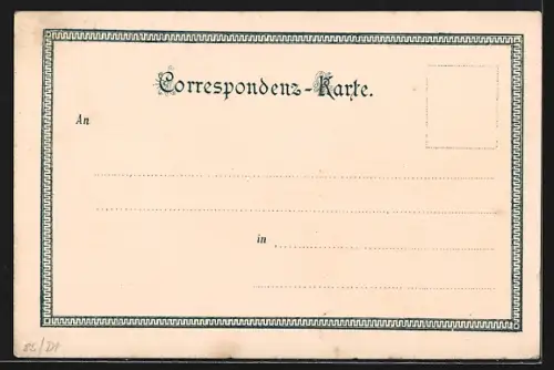 Lithographie Bad Gastein, Grand Hotel Gasteiner Hof, Mitterer Wasserfall