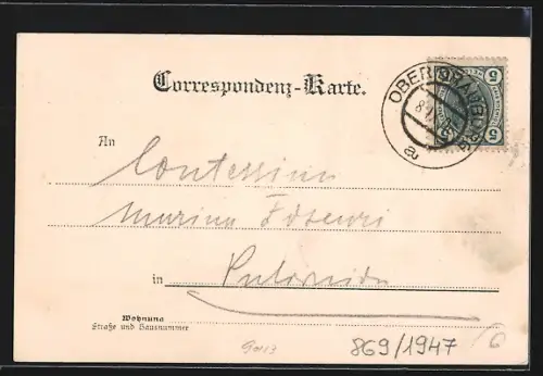 AK Oberdrauburg, Postplatz mit Gasthof Post