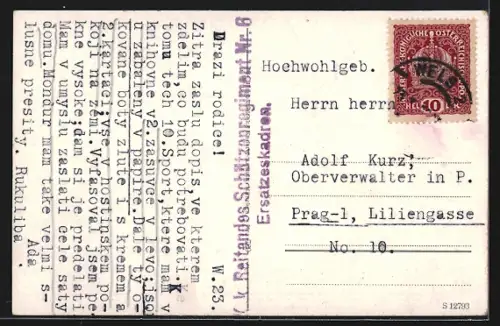 AK Wels, Bäckergasse mit Blick auf Hotel Greif