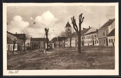 AK Vitis, Ortspartie mit Blick zur Kirche