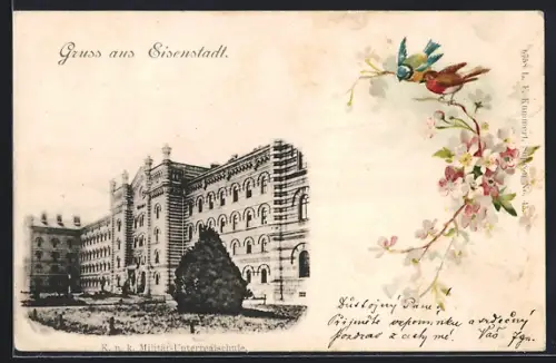 AK Eisenstadt, K. u. k. Militär-Unterrealschule