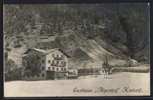 AK Hinterriss, Gasthaus Alpenhof