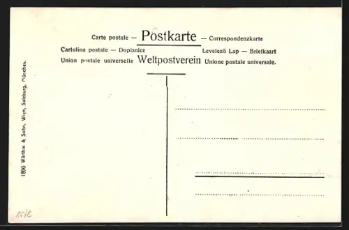 AK Hofgastein, Strassenpartie mit Gutenbrunn