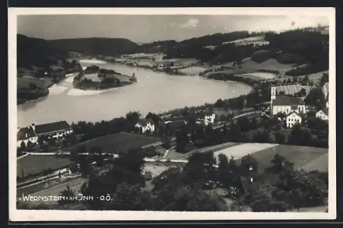 AK Wernstein a. Inn, Ortspanorama