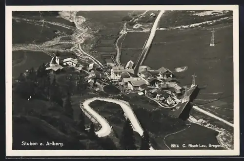 AK Stuben a. Arlberg, Teilansicht