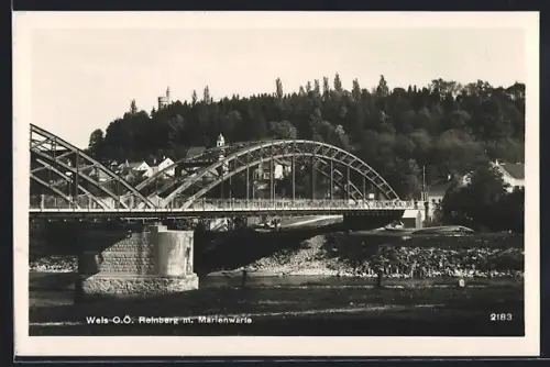 AK Wels, Rheinberg mit Marienwarte