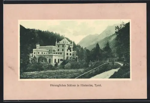 AK Hinterriss /Tyrol, Herzogliches Schloss