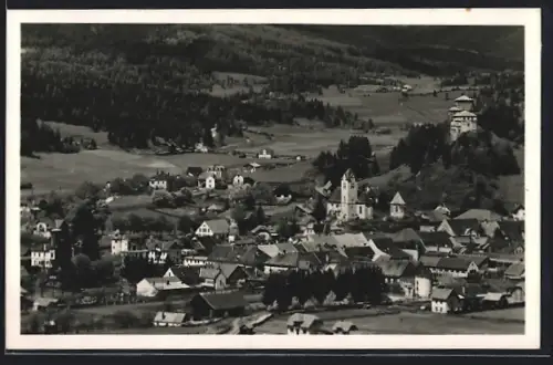 AK Neumarkt /Stmk., Teilansicht mit Kirche