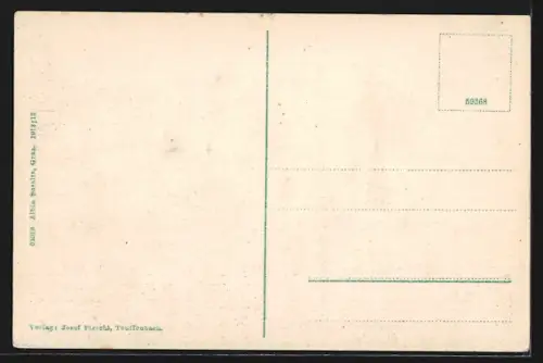 AK Teufenbach /Stmk., Teilansicht mit Bahnhof