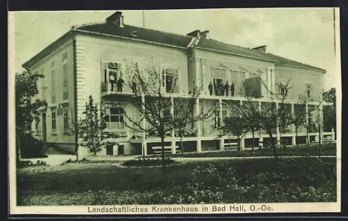 AK Bad Hall, Blick zum Landschaftlichen Krankenhaus