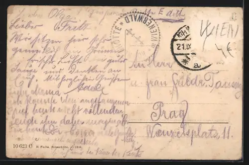 AK Wien, Cafe-Restaurant Rohrerhütte R. Fuchs