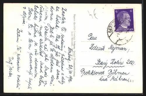 AK Imst /Tirol, Hotel Post mit Heiterwand