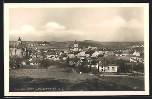 AK Heidenreichstein, Ortsansicht mit Burg und Kirche