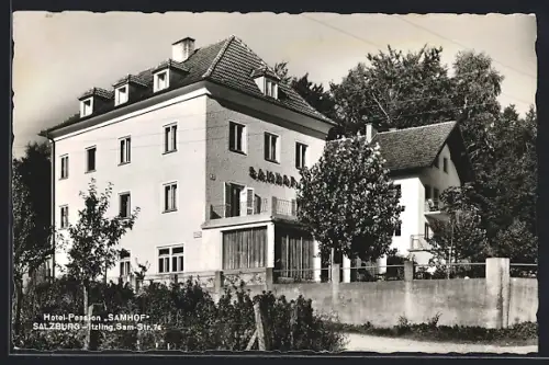AK Salzburg-Itzling, Hotel-Pension Samhof, Sam-Strasse 7e