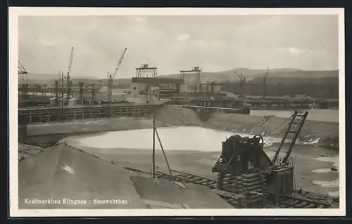 AK Klingnau, Stauwehrbau beim Kraftwerkbau