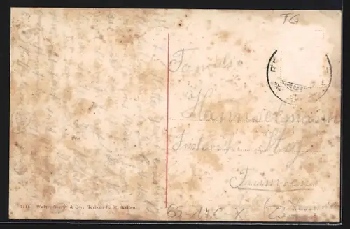 AK Roggwil /TG, Bahnhof der Bodensee-Toggenburgbahn Roggwil-Berg