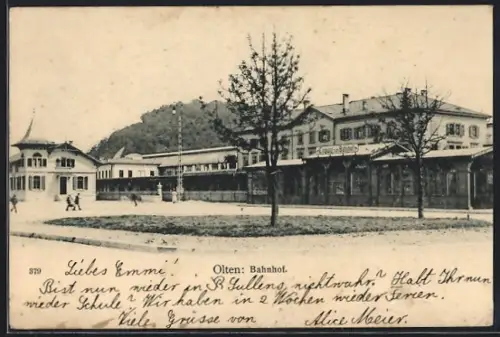 AK Olten, Partie am Bahnhof