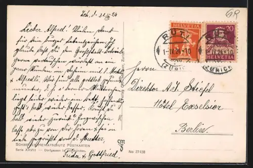 AK Sta. Maria (Münstertal), Gassenpartie