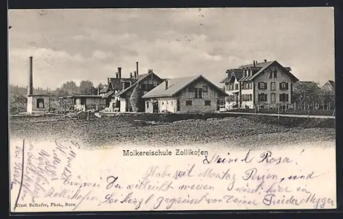 AK Zollikofen, Molkereischule Zollikofen, Totalansicht