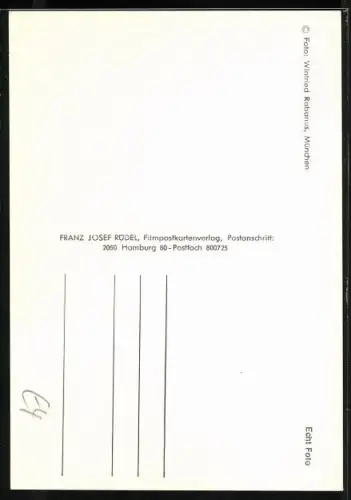 AK Musikerin Carolin Reiber im Porträt, Autograph