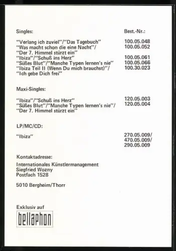 AK Musiker Ibo in gelber Jacke, Autograph