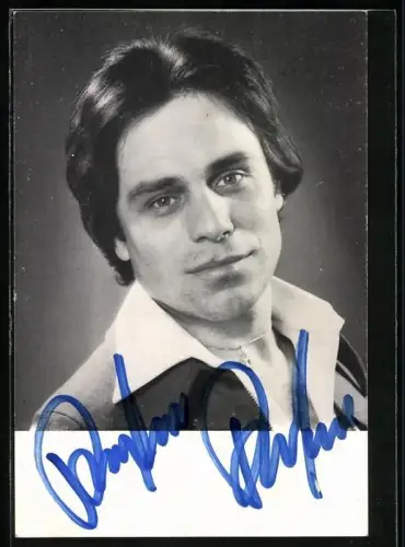 AK Musiker Randy Rainford im Porträt mit Autograph