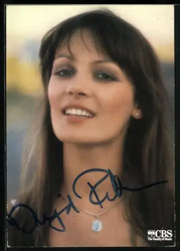 AK Musikerin Ingrid Peters im Porträt, Autograph