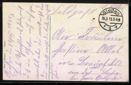 AK Berlin, Hauptwache, Unter den Linden