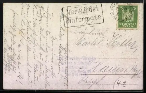 AK Berlin-Charlottenburg, Wilhelmplatz mit Strassenbahn aus der Vogelschau