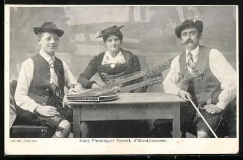 AK Hans Pfirstingers Terzett, d`Wendelstoaner