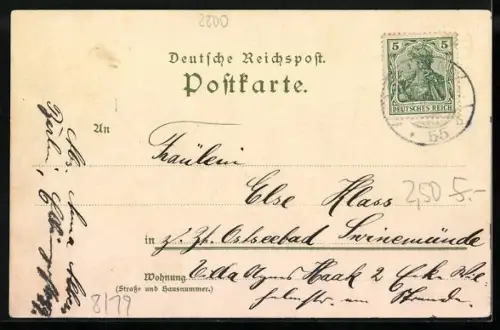 Künstler-Lithographie Heinrich Kley: Bremen, Rathaussaal mit Schiffsmodellen, Innenansicht