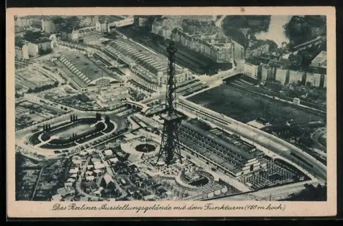 AK Berlin-Charlottenburg, Ausstellungsgelände, Funkturm