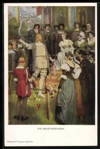 Künstler-AK Richard Wagner-Zyklus, Die Meistersinger