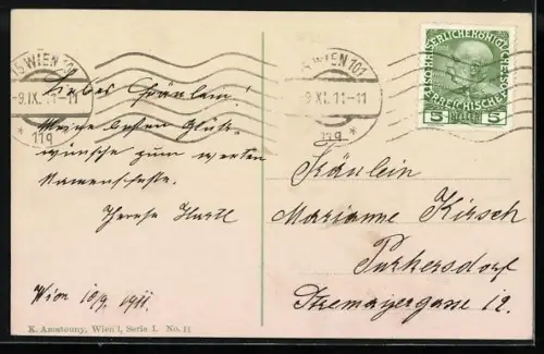 AK Wien, Volksgarten, Kaiserin Elisabeth-Denkmal mit Springbrunnen